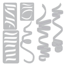 Sizzix 25th Birthday Collection - Thinlits / Tim Holtz Celebration Streamers